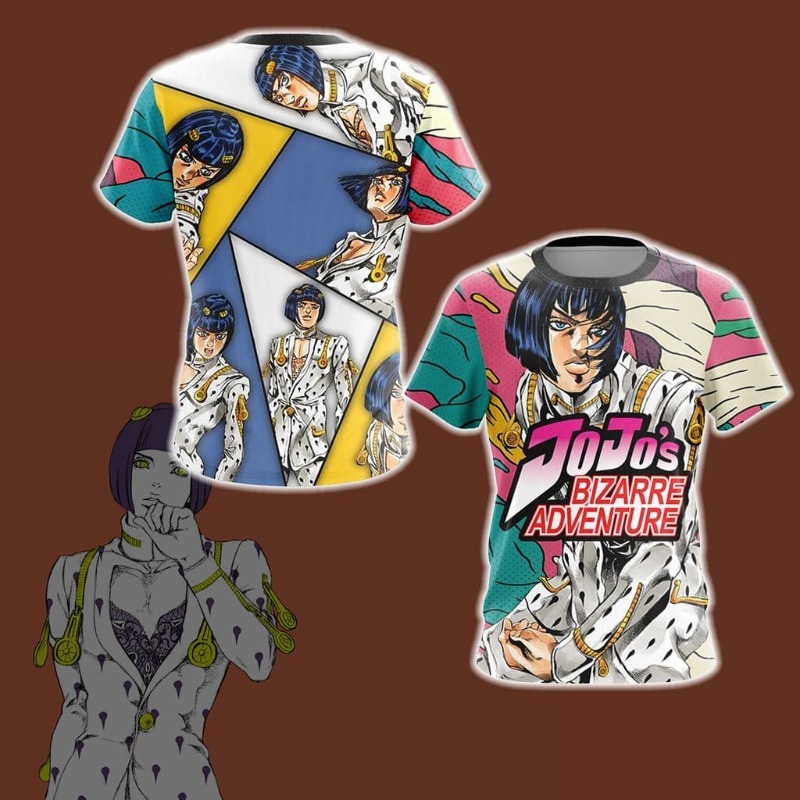 Anime Merchandise Shirt - 2026 New JOJO Golden Wind Bruno