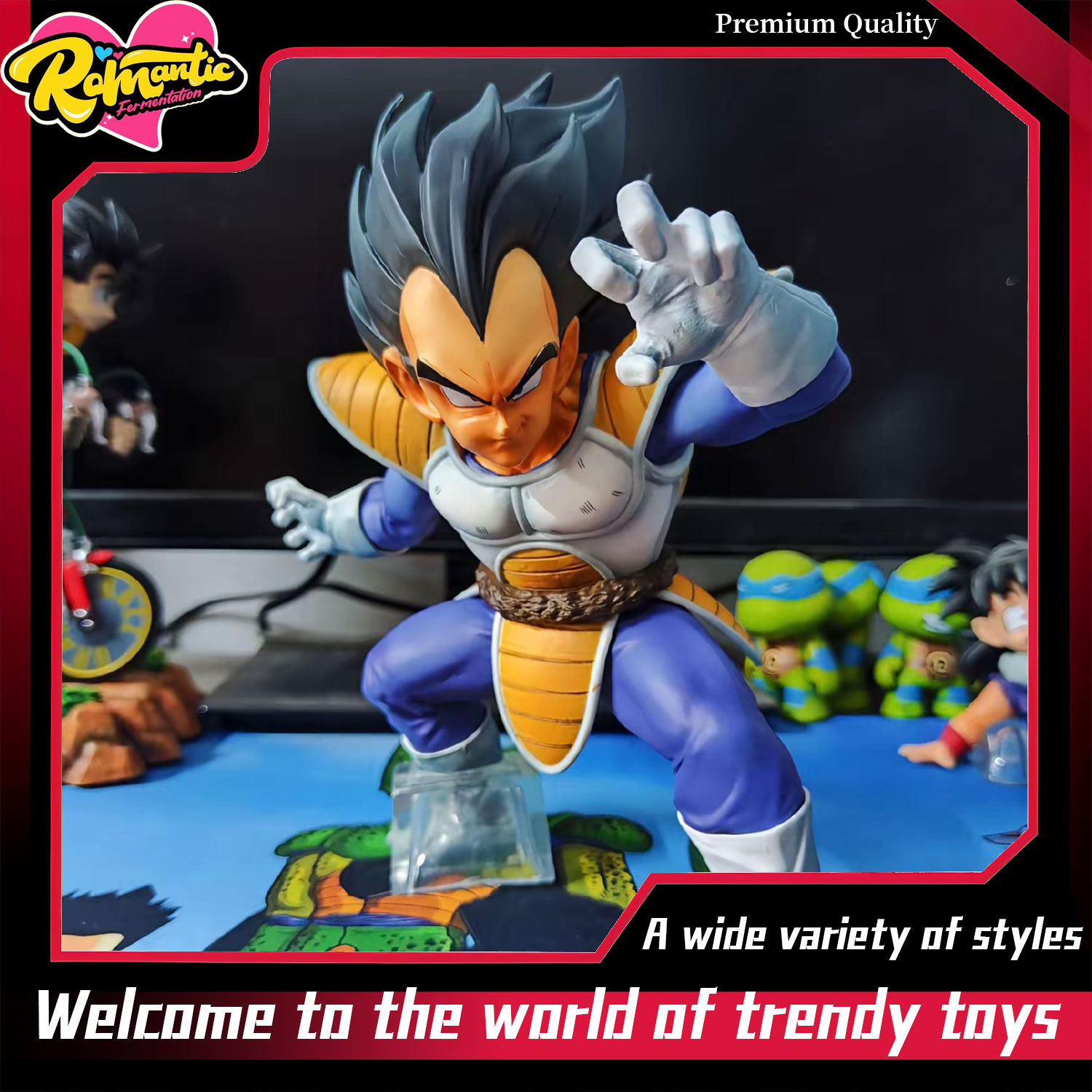 Popular Anime Merchandise - Starting stance Vegeta Anime GK model