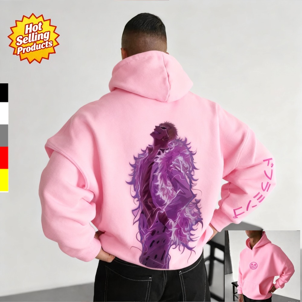 One Piece Hoodie Donquixote Do - Anime Merchandise Shop ulasan dan harga