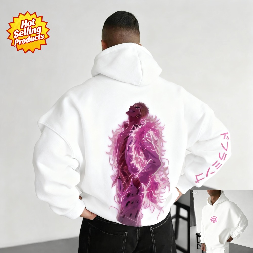 One Piece Hoodie Donquixote Do - Anime Merchandise Shop ulasan dan harga