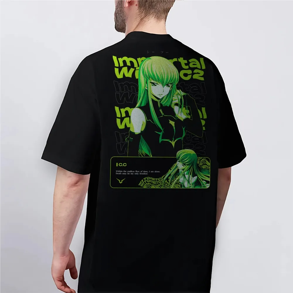 New Code Geass T-Shirt C.C. Ch - Anime Merchandise Shop ulasan dan harga