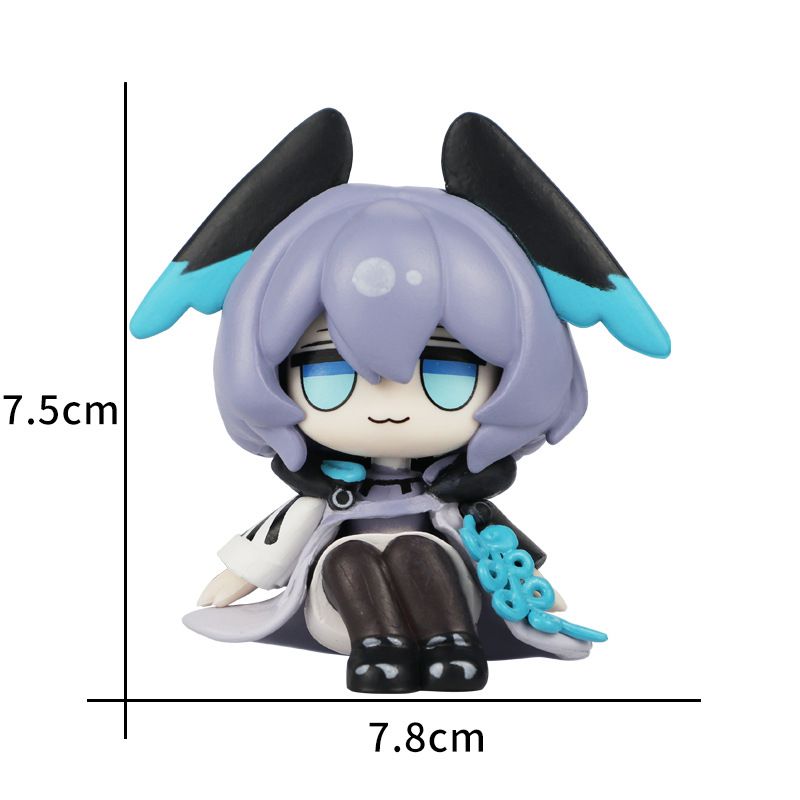 Sitting posture figurines, gam - Anime Related Merchandise ulasan dan harga