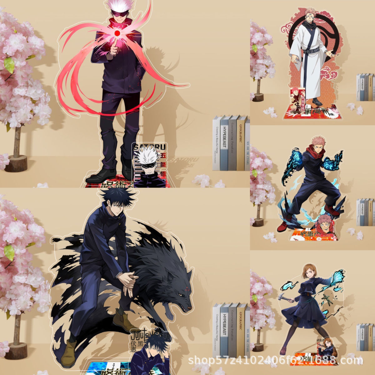Anime Jujutsu Kaisen Acrylic S - Anime Jujutsu Kaisen Merchandise ulasan dan harga