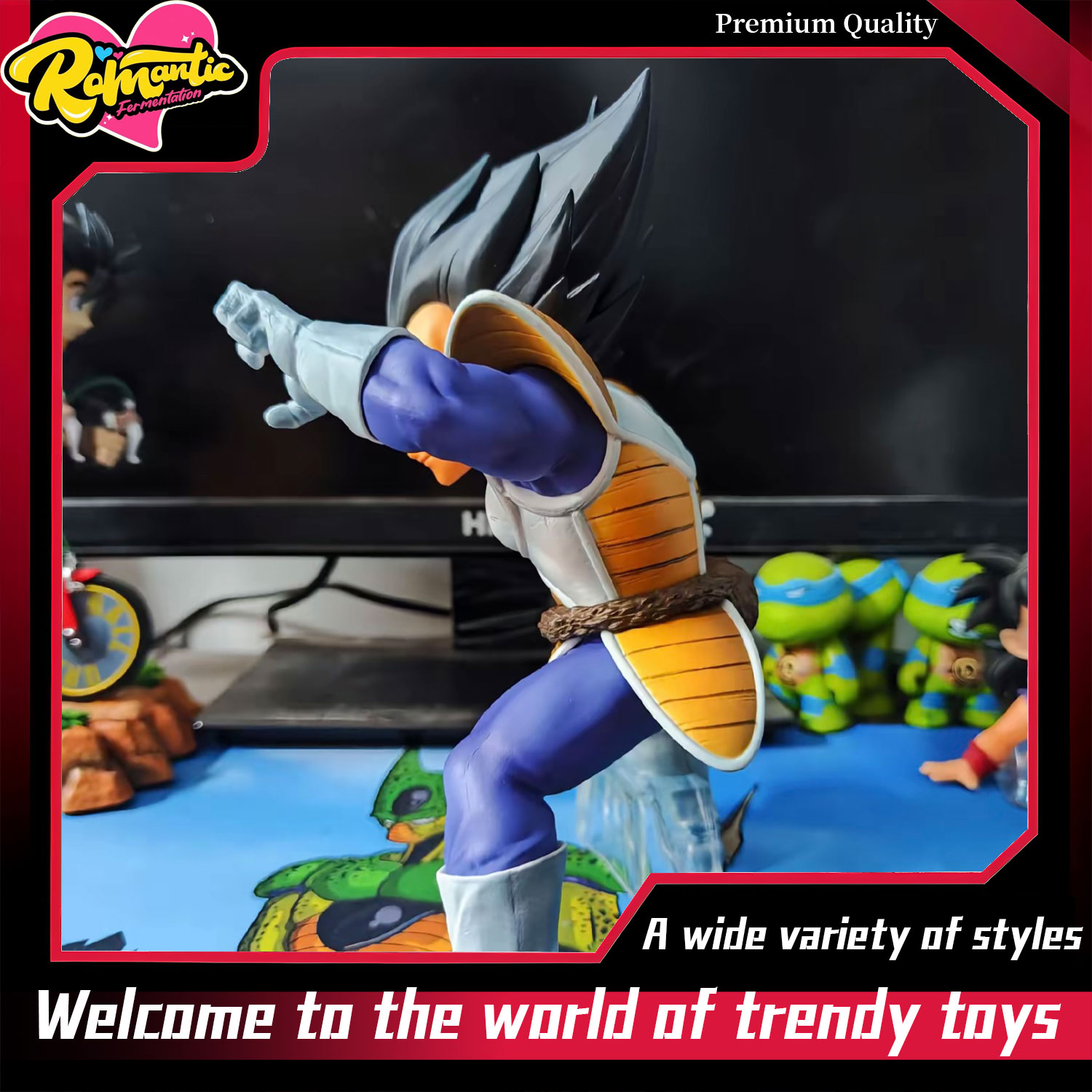 Starting stance Vegeta Anime G - Popular Anime Merchandise ulasan dan harga