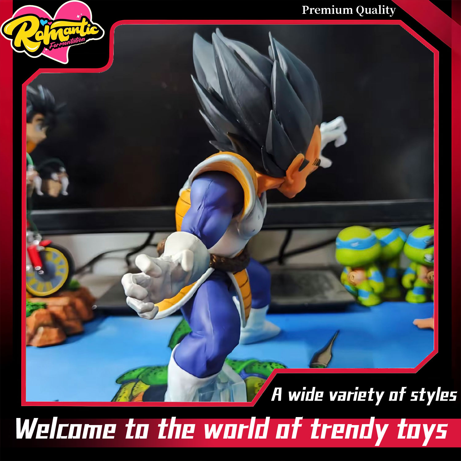Starting stance Vegeta Anime G - Popular Anime Merchandise ulasan dan harga