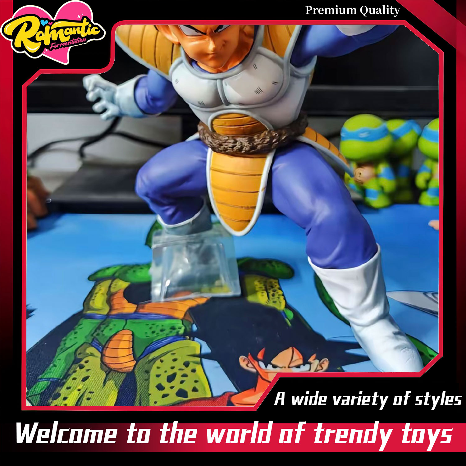 Starting stance Vegeta Anime G - Popular Anime Merchandise ulasan dan harga