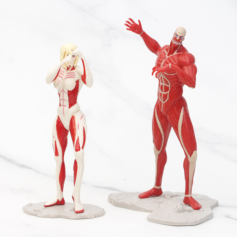 8pcs Attack on Titan Anime Fig - Kotobukiya Artfx ulasan dan harga